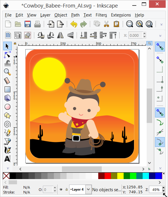 inkscape vector file