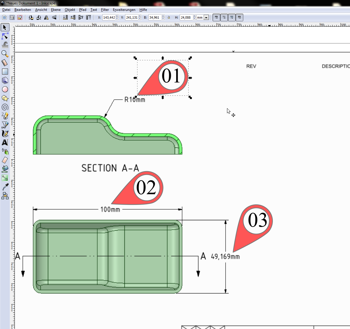 export inkscape vector to large print