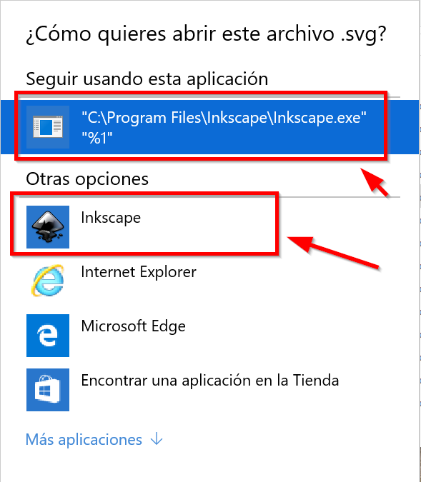 Can T Set Inkscape As Default App To Open Svg Files In Windows 10 Inkscapeforum Com