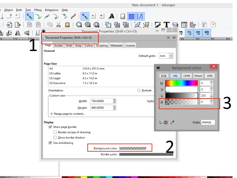 How To Save A Transparent PNG with Inkscape 