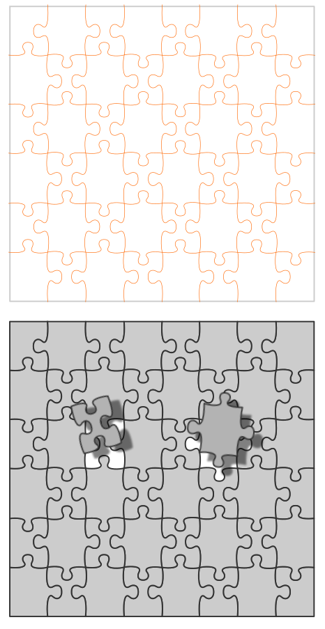 Splitting A Puzzle Piece Inkscapeforum Com