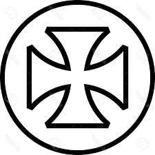 MALTESE CROSS VECTOR CIRCLE.png